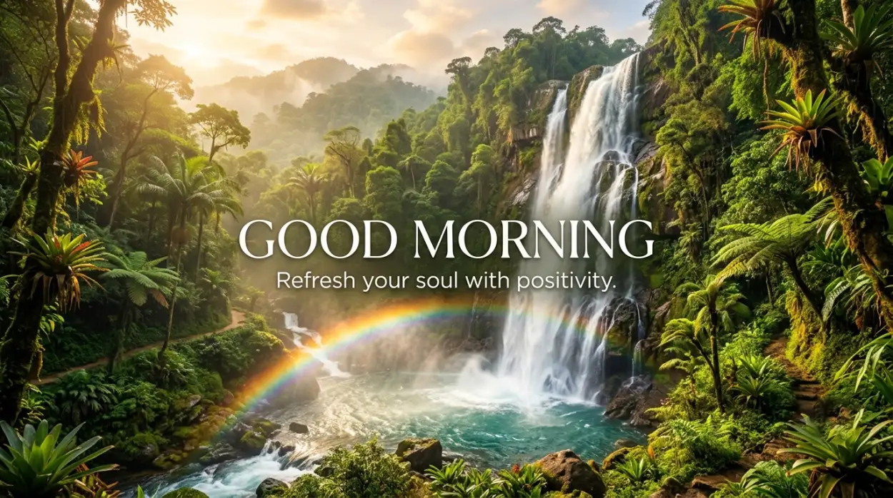 Free Download Good Morning Nature Poster - High Quality Good Morning Nature Image