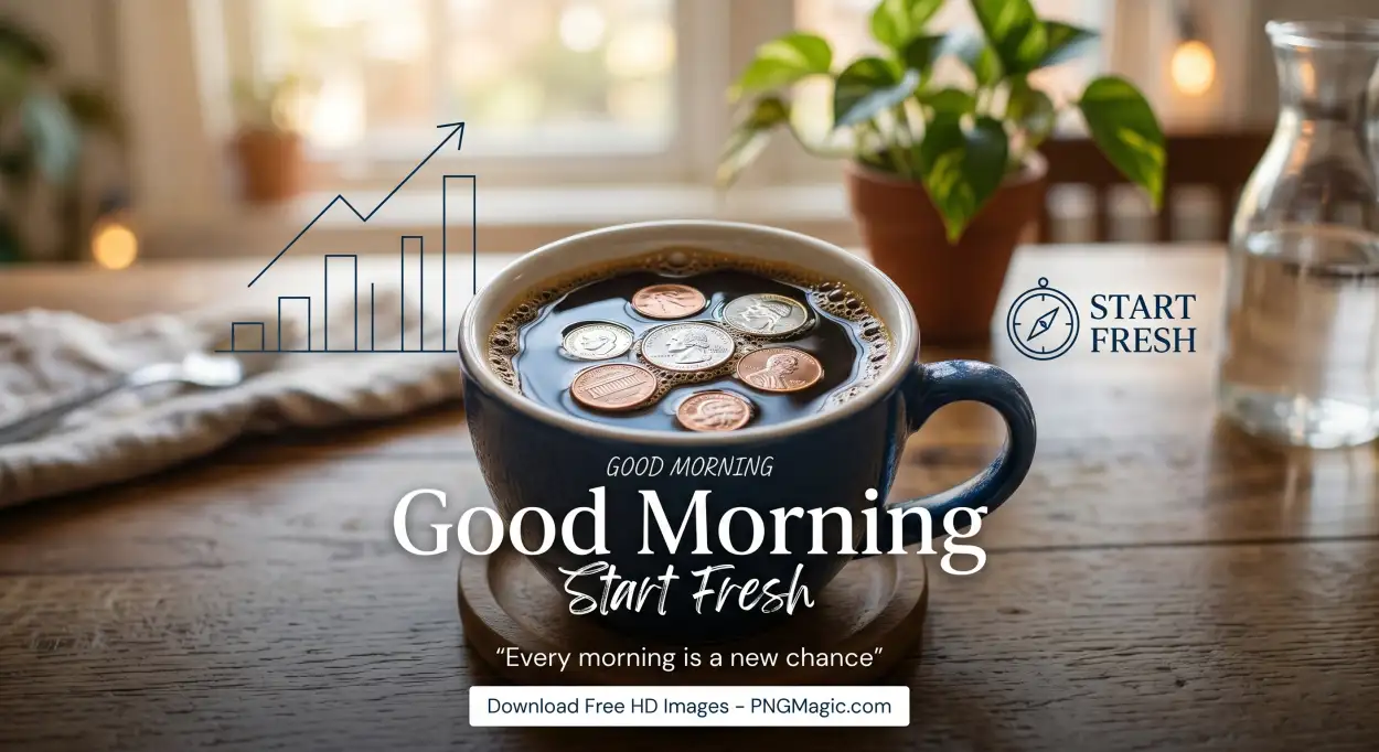 Free Download Good Morning Quotes About Smart Money Habits - High Quality Good Morning Investment Quotes Image