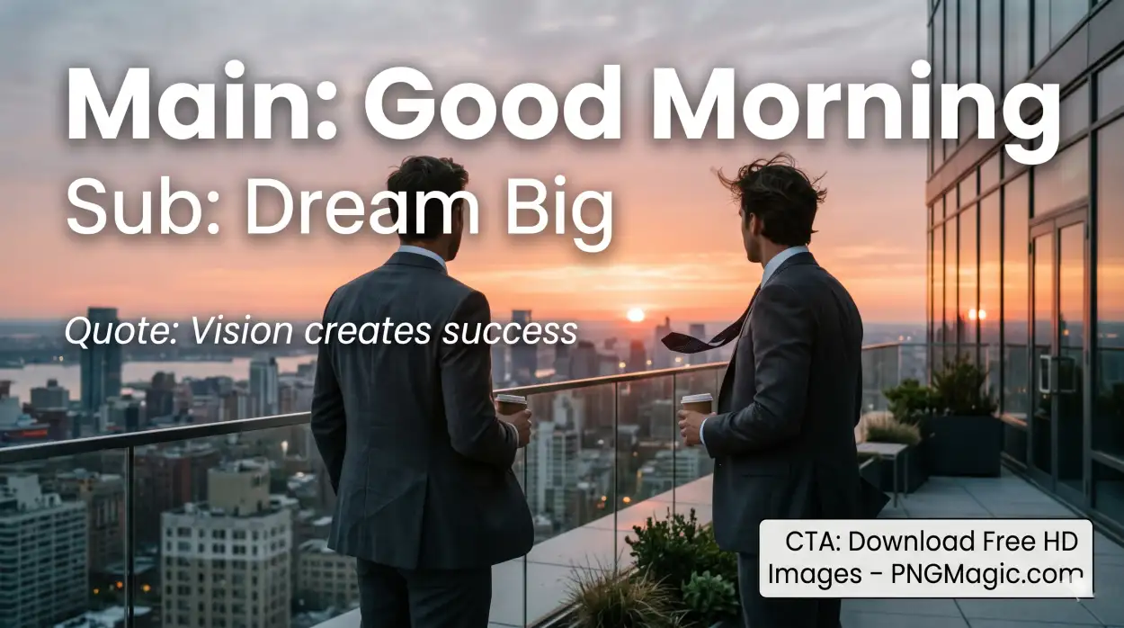 Free Download Good Morning Quotes For Achieving Big Success - High Quality Good Morning Motivation For Success Image