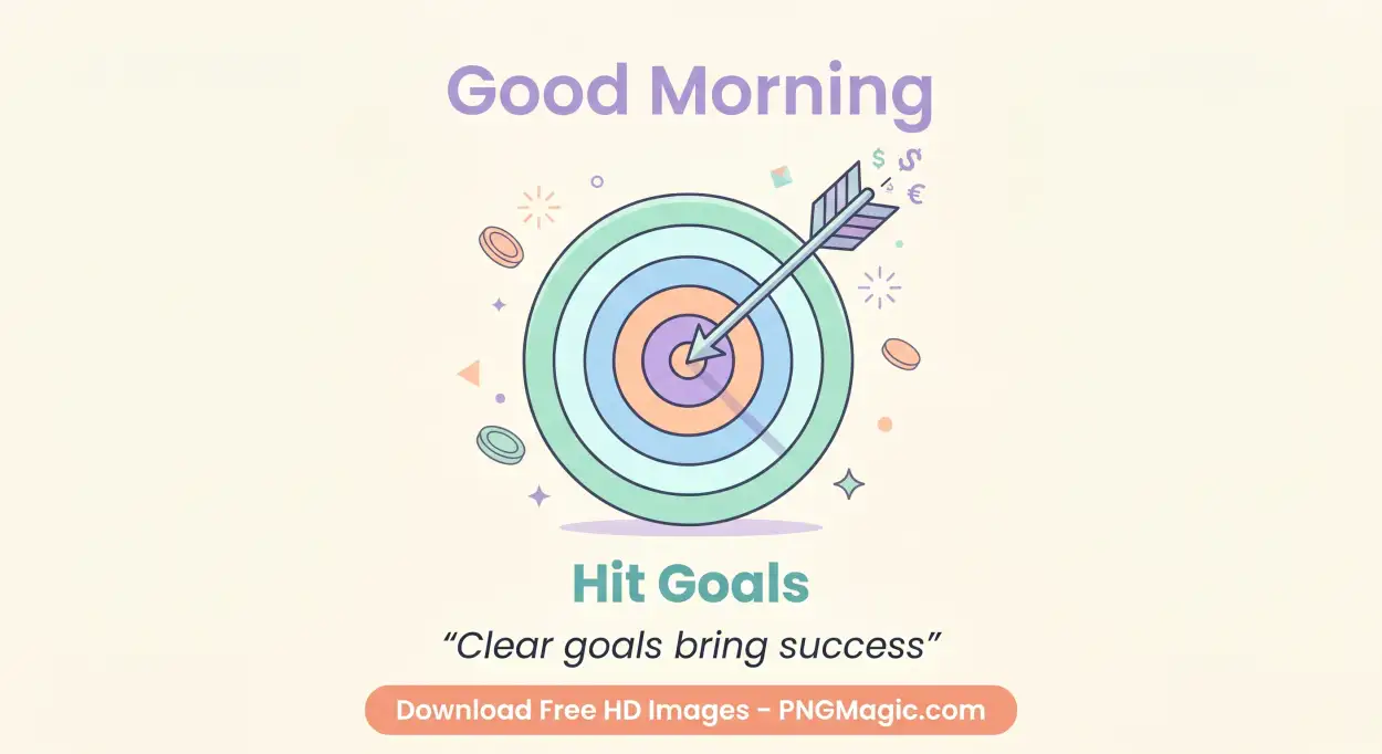 Free Download Good Morning Quotes For Achieving Money Goals - High Quality Good Morning Investment Quotes Image