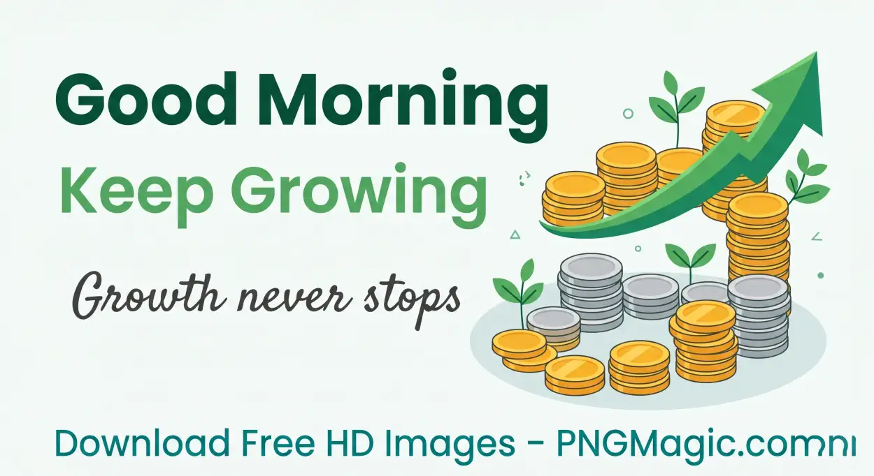 Free Download Good Morning Quotes For Personal Finance Growth - High Quality Good Morning Investment Quotes Image