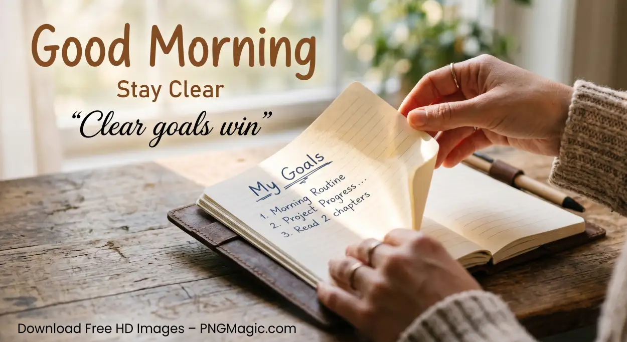 Free Download Good Morning Quotes For Success And Goals - High Quality Good Morning Motivation For Success Image