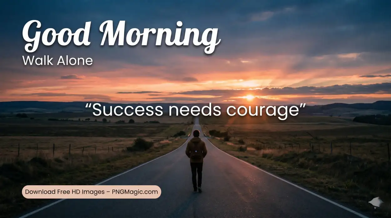 Free Download Good Morning Quotes For Success In Life - High Quality Good Morning Motivation For Success Image
