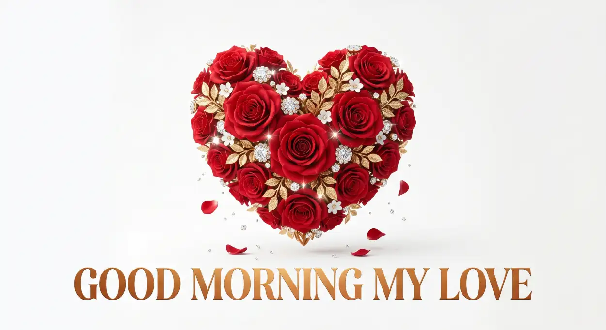 Free Download Good Morning Romantic Text For Her - High Quality Good Morning Love Messages Image