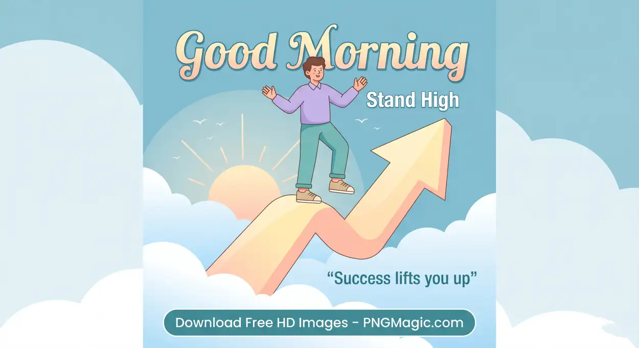 Free Download Good Morning Success Messages Hindi - High Quality Good Morning Motivation For Success Image