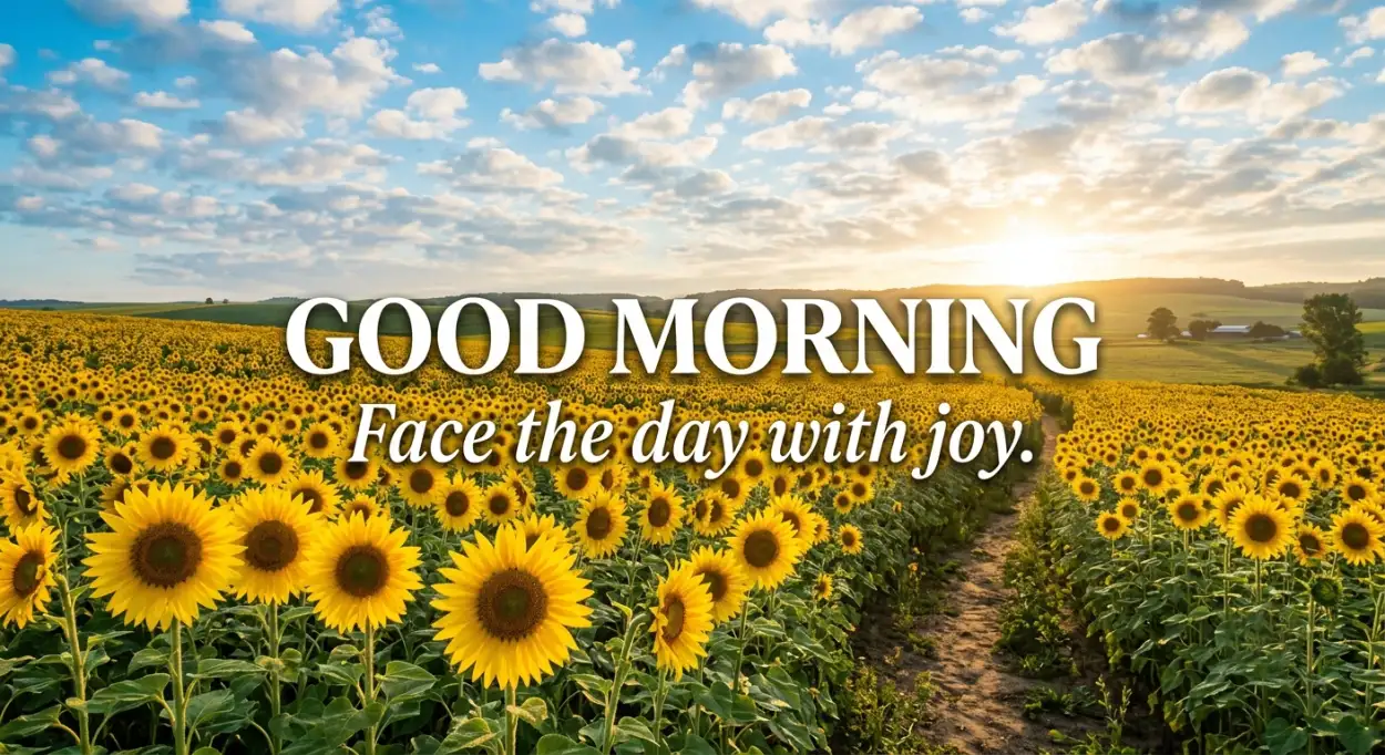 Free Download Good Morning Sunflower Wallpaper - High Quality Good Morning Nature Image