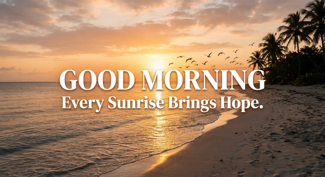 Free Download Good Morning Sunrise Beach Images - High Quality Good Morning Sunrise Image