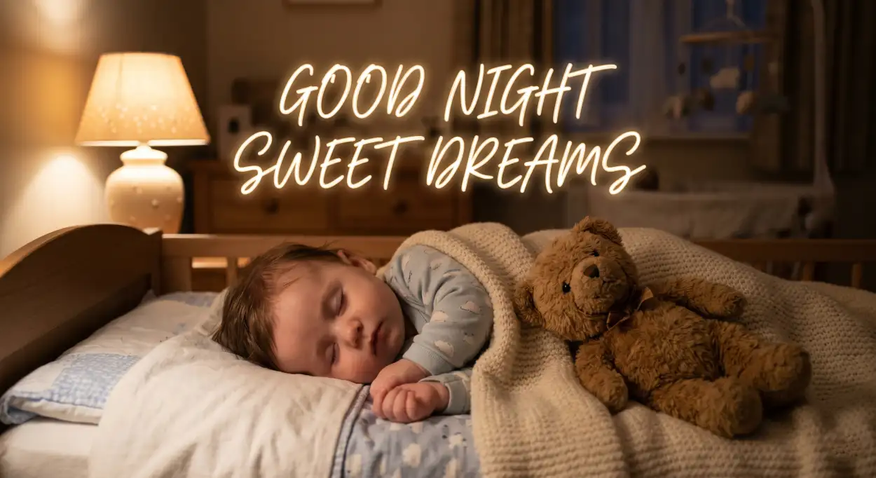 Free Download Good Night Sweet Dreams Cute Baby Images - High Quality Good Night Sweet Dreams Image