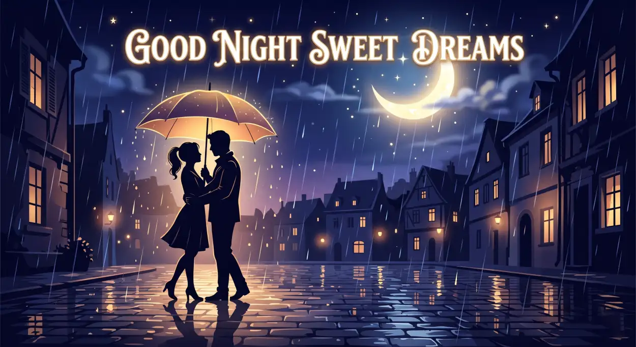 Free Download Good Night Sweet Dreams Rainy Night Quotes - High Quality Good Night Sweet Dreams Image