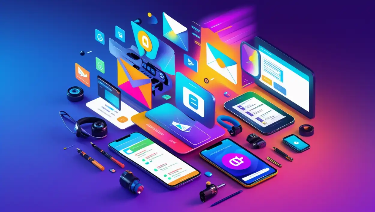 gradient digital marketing background