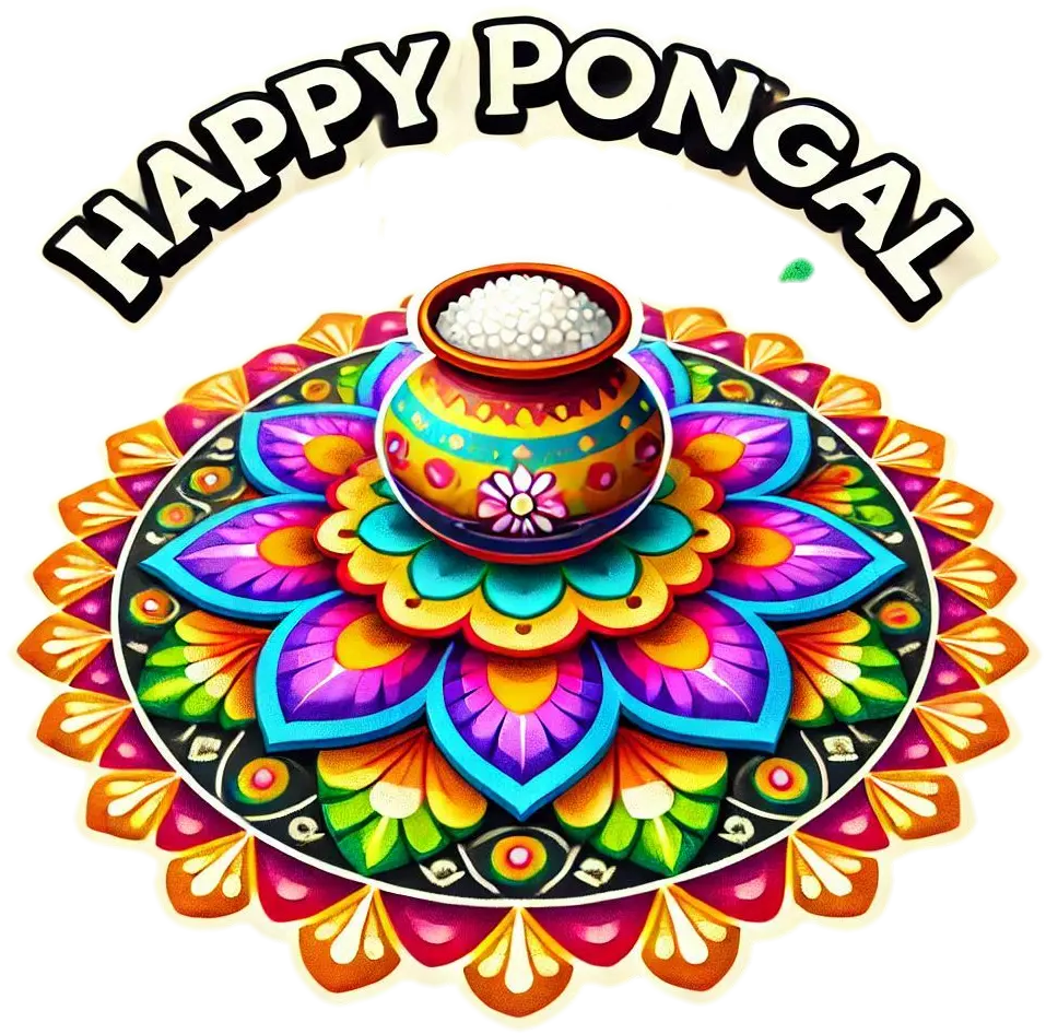 graphic design happy pongal 2025 png