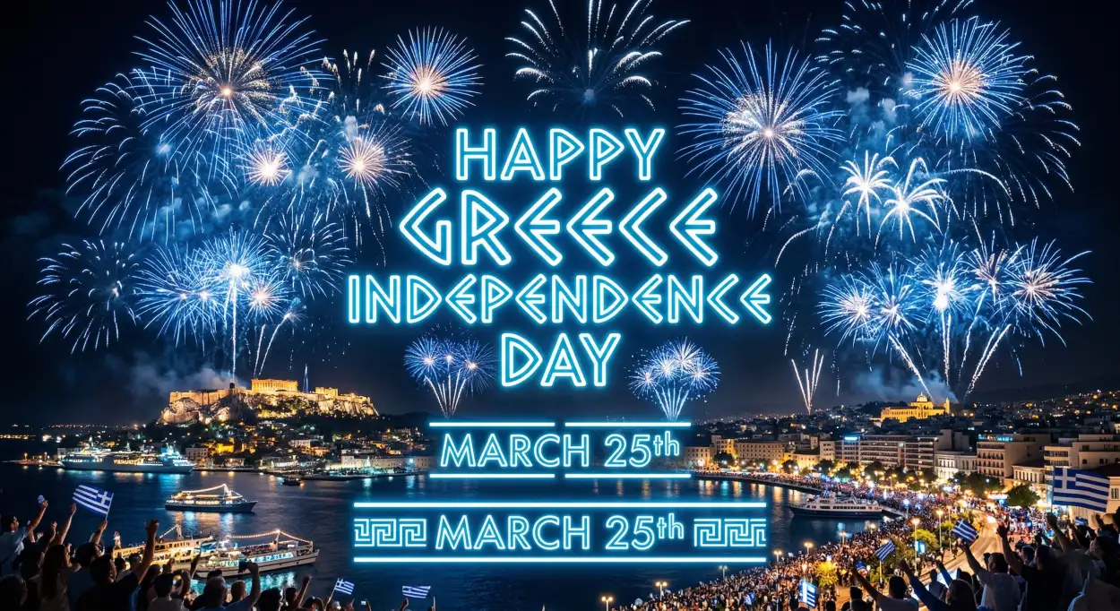 Free Download Greece Independence Day Events 2026 - High Quality Happy Greece Independence Day 2026 Image