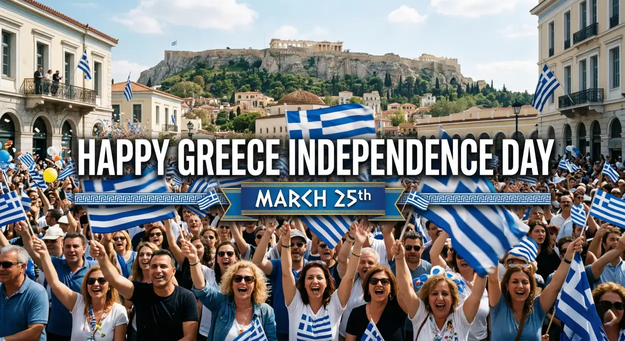 Free Download Greece Independence Day Quiz Questions - High Quality Happy Greece Independence Day 2026 Image
