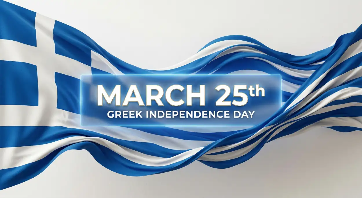 Free Download Greece Independence Day Transparent Png - High Quality Happy Greece Independence Day 2026 Transparent PNG