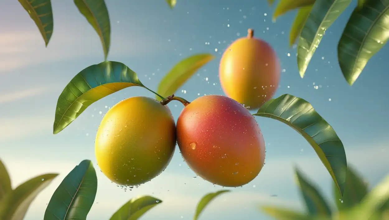 Free Download Green And Yellow Mango Background Combo - High Quality Mango Background Background