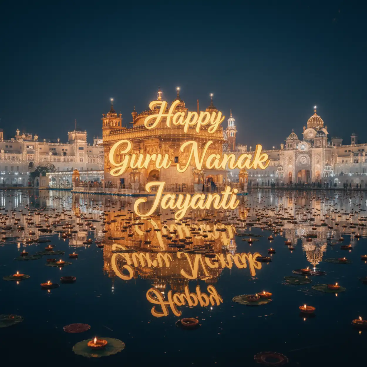 guru nanak dev ji jayanti 2025 hd wallpaper with diya