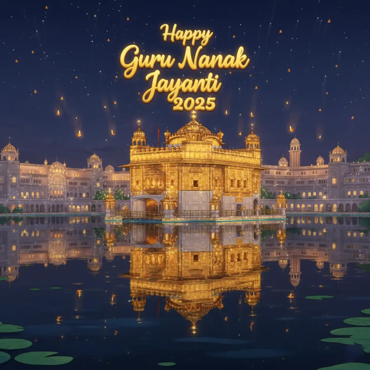 guru nanak jayanti 2025 celebration image in amritsar