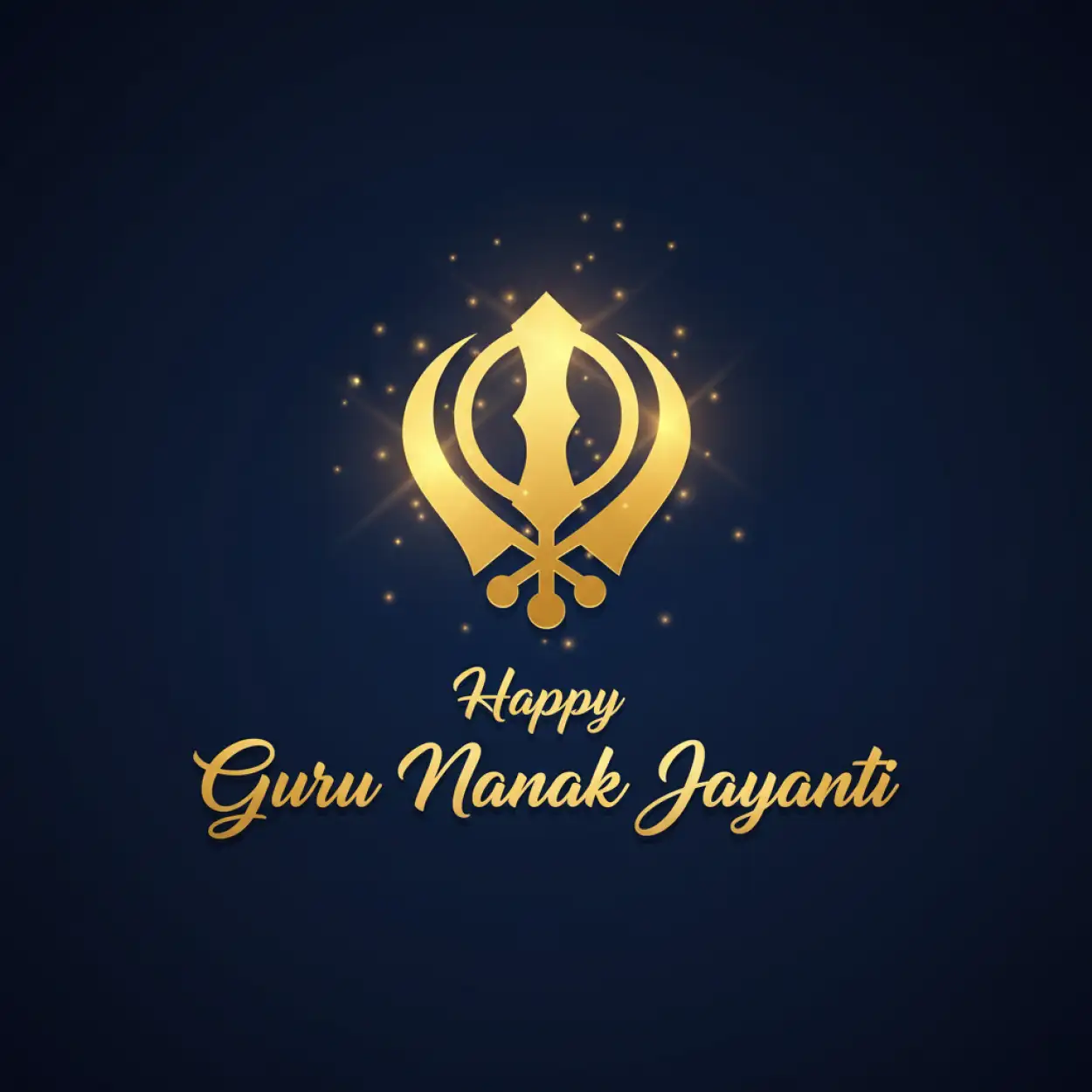 guru nanak jayanti 2025 hd photo with glowing light effect