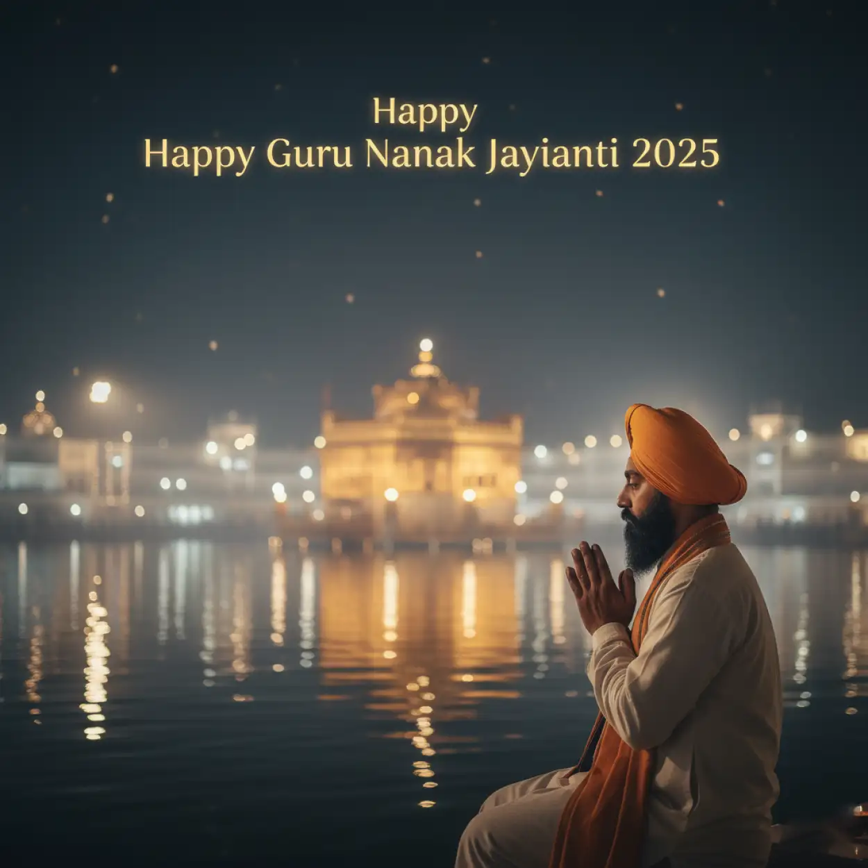guru nanak jayanti 2025 social media post design free