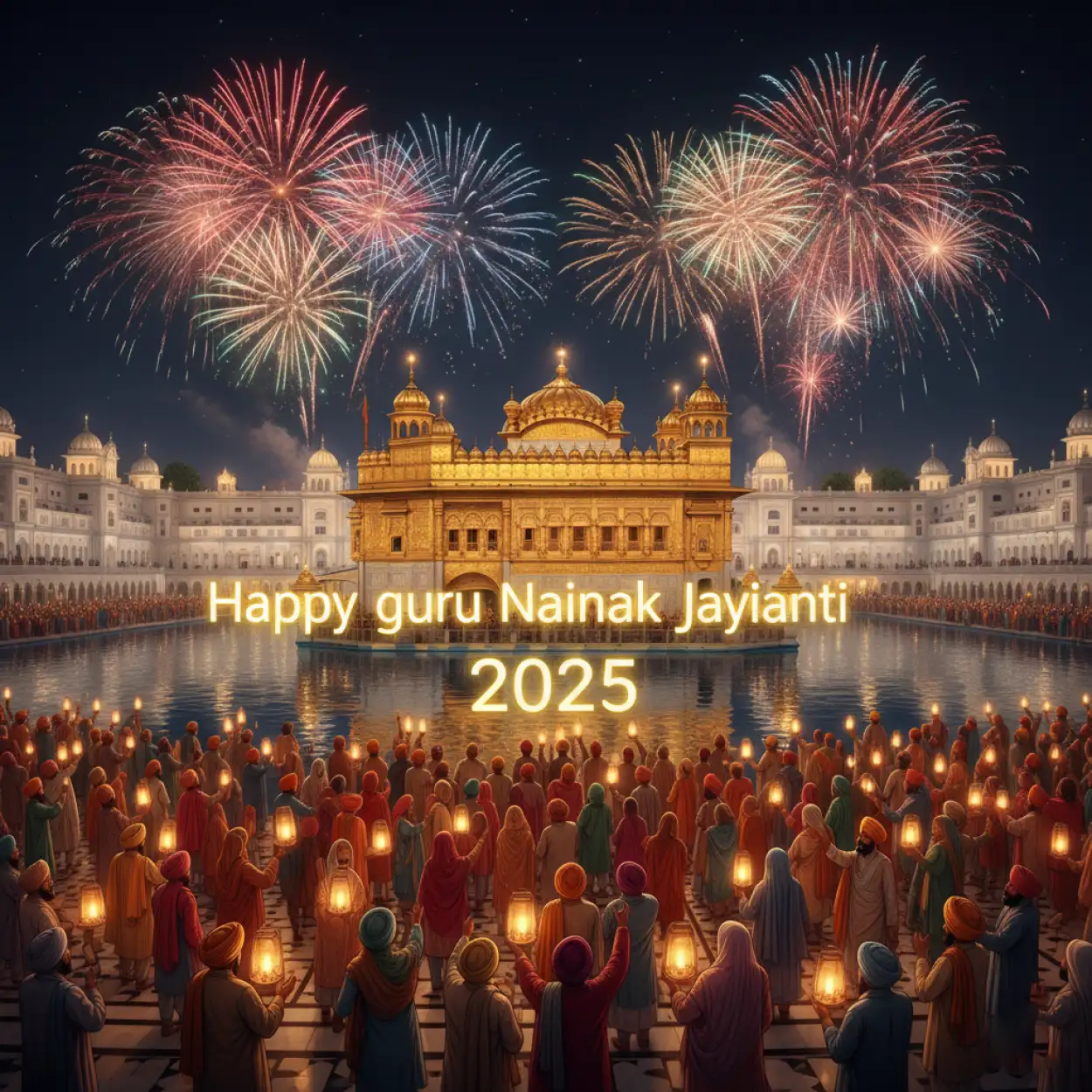 guru nanak jayanti 2025 transparent png logo design