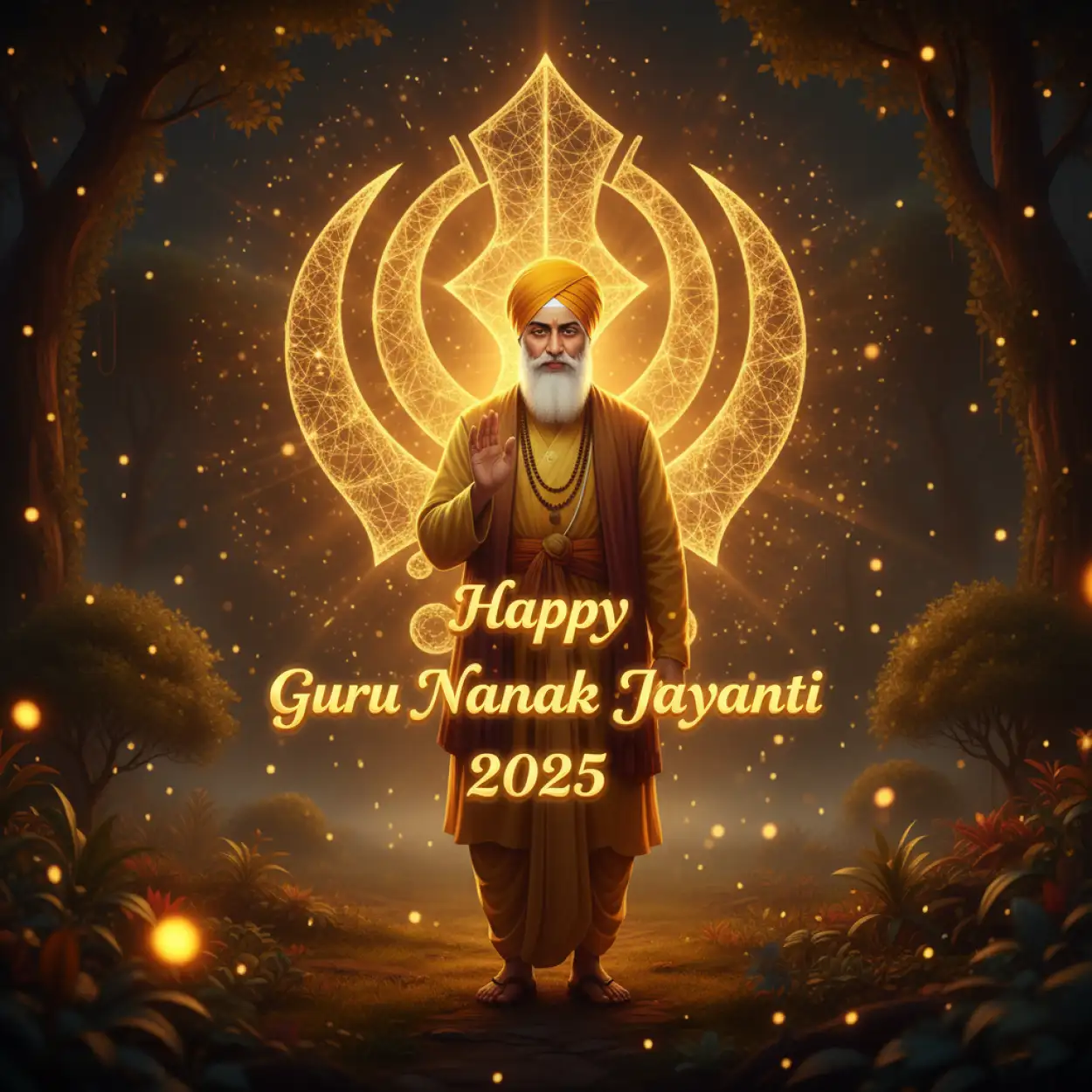 guru nanak jayanti 2025 vector png for canva use