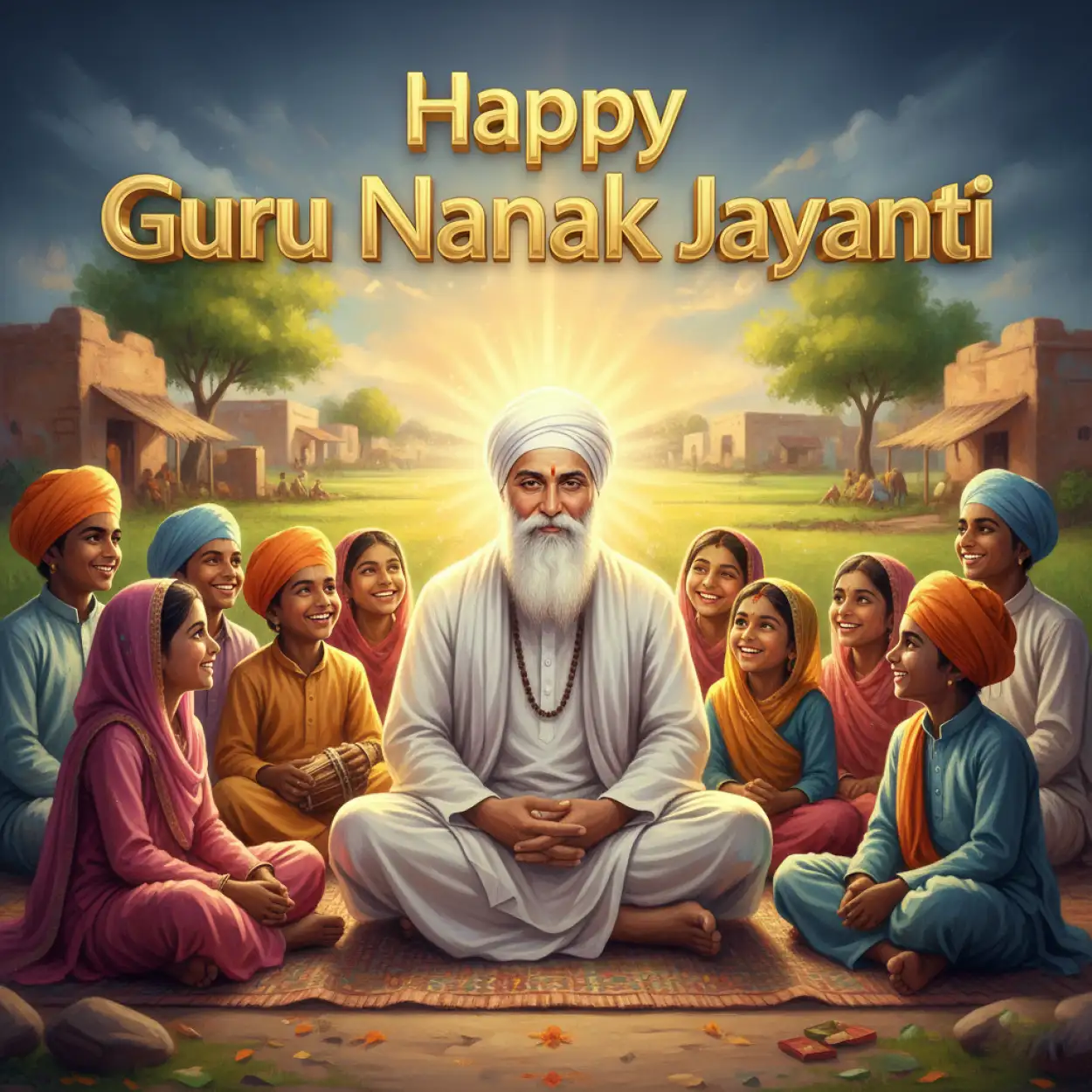 guru nanak jayanti hd background for photoshop