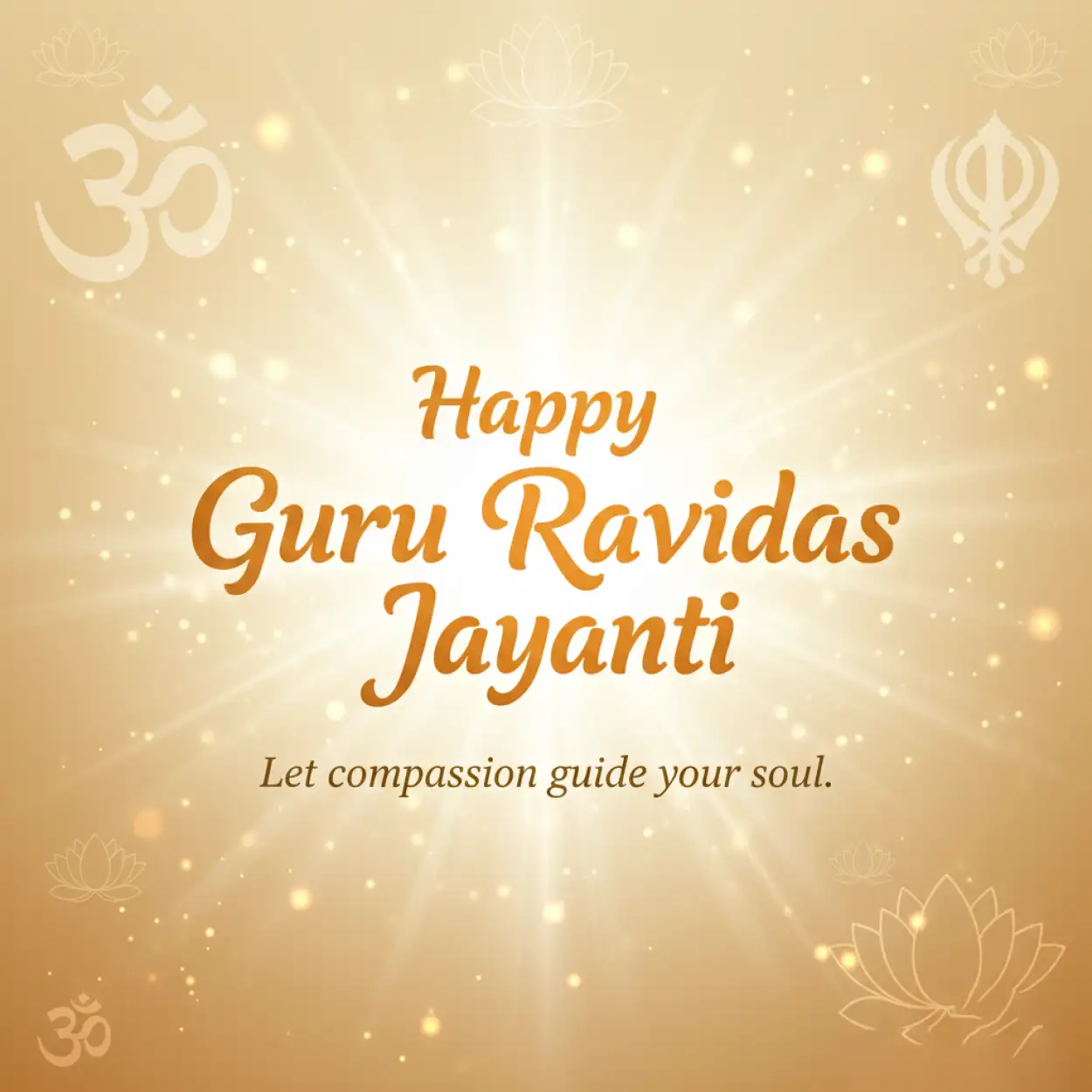 Free Download Guru Ravidas Jayanti Ai Image Prompt - High Quality Happy Guru Ravidas Jayanti Background