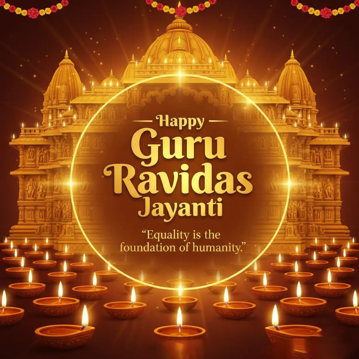 guru ravidas jayanti festival poster hd
