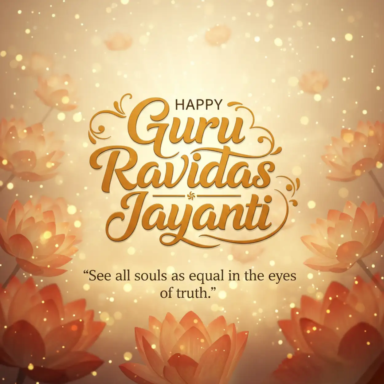 Free Download Guru Ravidas Jayanti Inspirational Image - High Quality Happy Guru Ravidas Jayanti Background