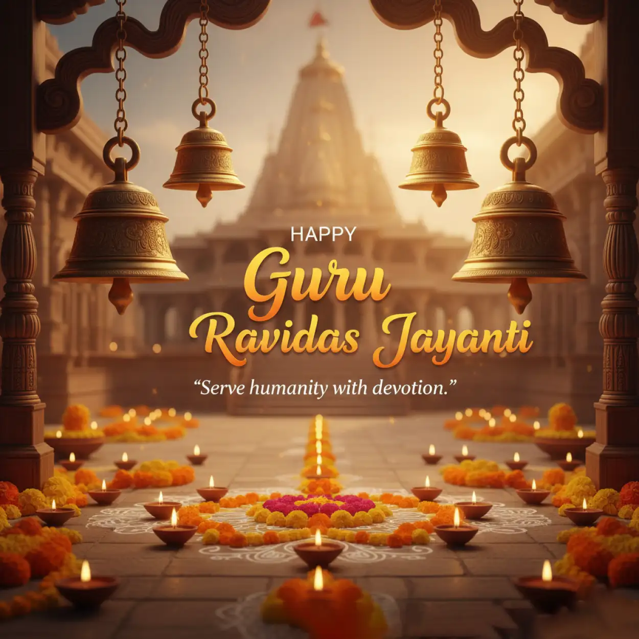 Free Download Guru Ravidas Jayanti Poster Background Hd - High Quality Happy Guru Ravidas Jayanti Background
