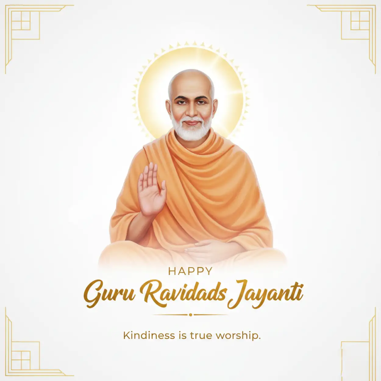 guru ravidas jayanti social media banner