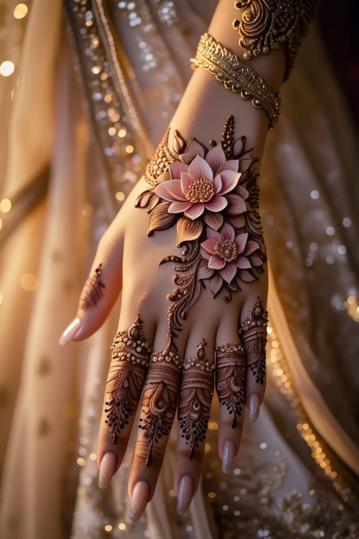 Free Download Hand Mehndi Design For Newly Married Girl - High Quality Hand Mehndi Design Background