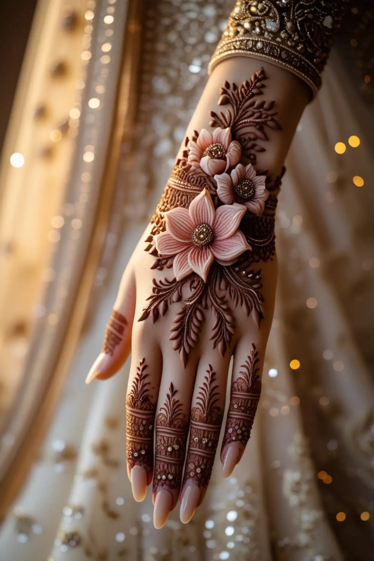 Hand Mehndi Design With Mandala Pattern - Royalty Free Hand Mehndi Design Image | Pngmagic Free Download Hand Mehndi Design With Mandala Pattern - High Quality Hand Mehndi Design Background