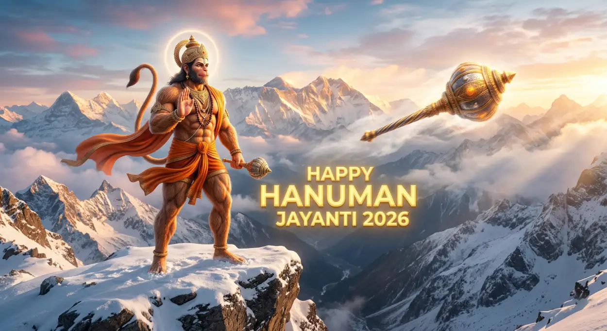 Free Download Hanuman Jayanti 2026 Facebook Cover Photo - High Quality Happy Hanuman Jayanti 2026 Image