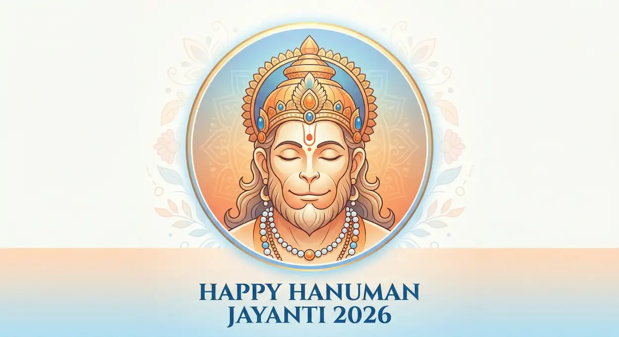Free Download Hanuman Jayanti 2026 Png Hd - High Quality Happy Hanuman Jayanti 2026 Transparent PNG