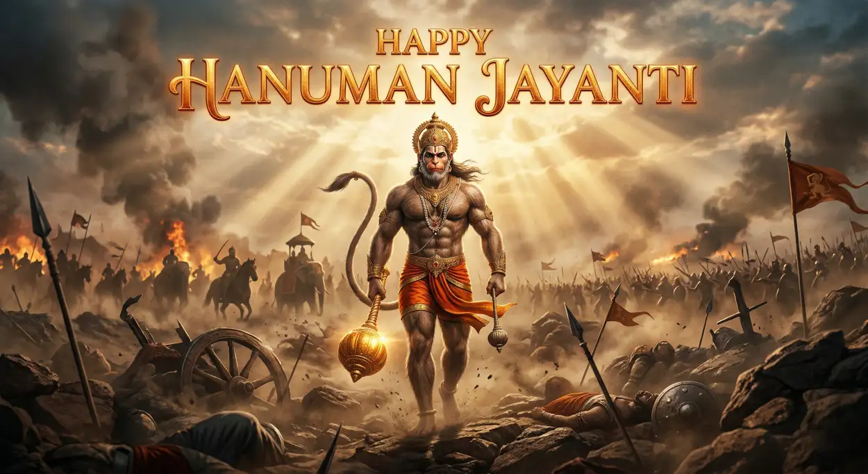 Free Download Hanuman Jayanti Background For Reels - High Quality Happy Hanuman Jayanti 2026 Background Image