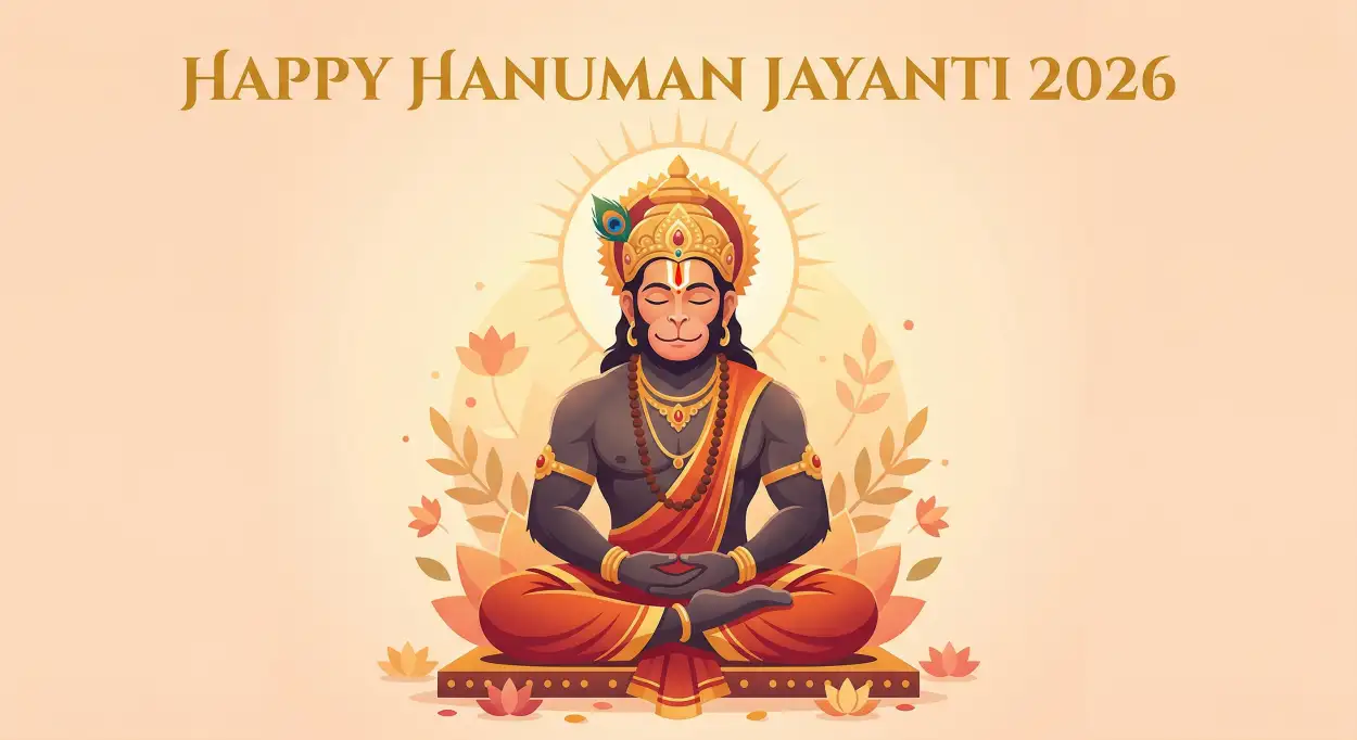 Free Download Hanuman Jayanti Template Free Download - High Quality Happy Hanuman Jayanti 2026 Image