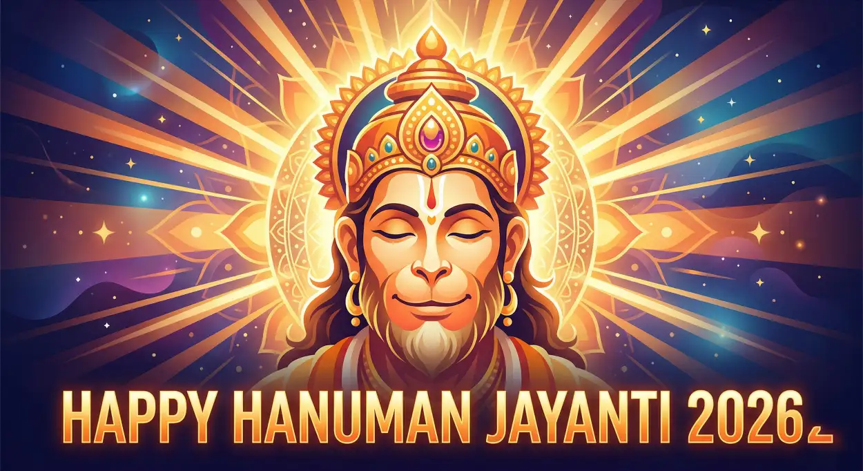 Free Download Hanuman Jayanti Thumbnail Design - High Quality Happy Hanuman Jayanti 2026 Background Image