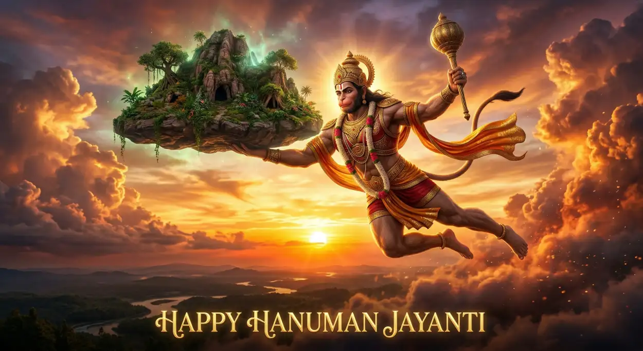 Free Download Hanuman Jayanti Viral Images - High Quality Happy Hanuman Jayanti 2026 Image