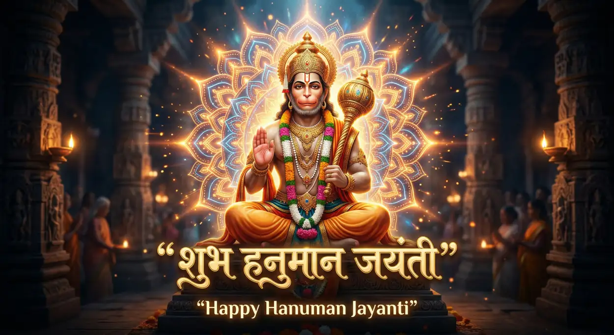 Free Download Hanuman Jayanti Wishes Greetings With Meaningful Quotes - High Quality Hanuman Jayanti Wishes Image