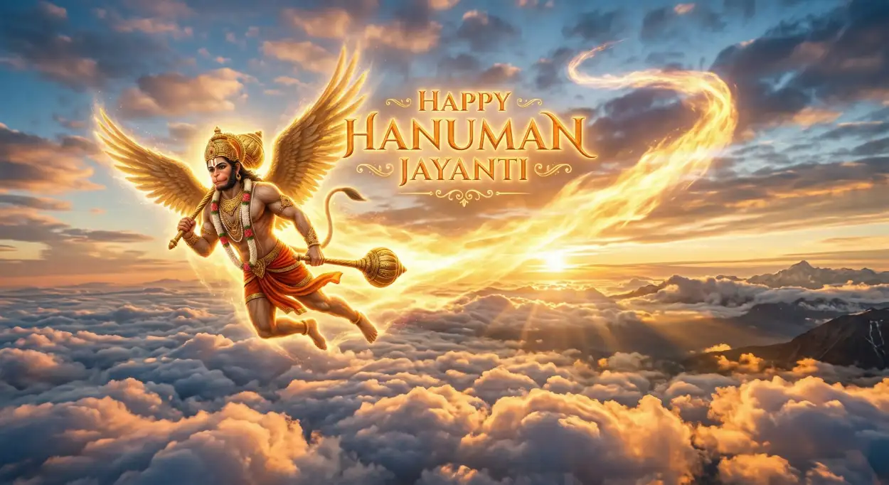 Free Download Hanuman Jayanti Wishes Messages For Joyful And Blessed Life - High Quality Hanuman Jayanti Wishes Image