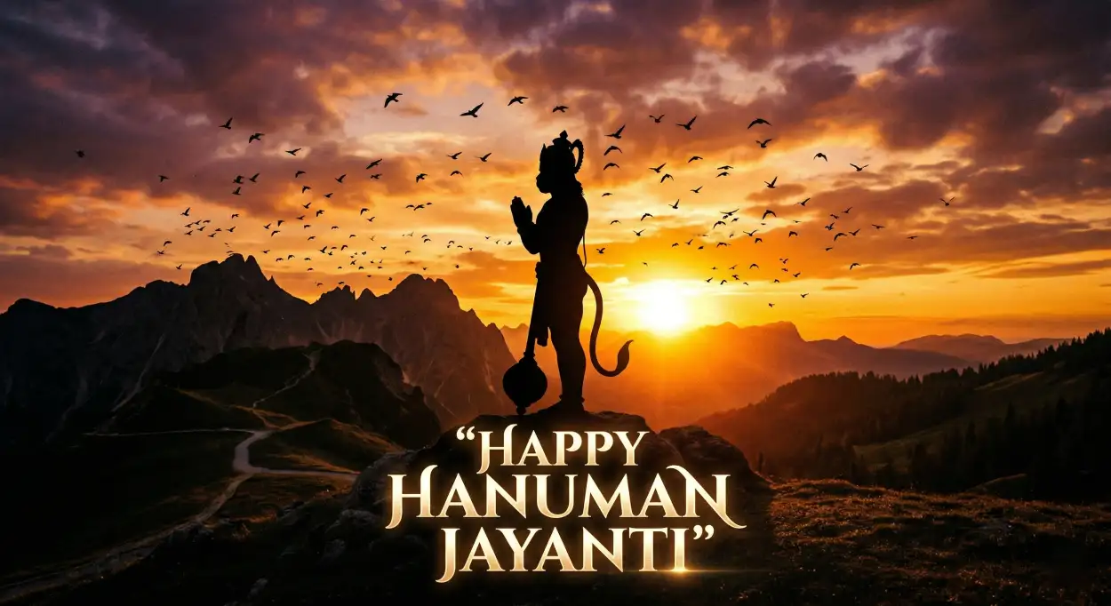Free Download Hanuman Jayanti Wishes With Inspirational Lord Hanuman Quotes - High Quality Hanuman Jayanti Wishes Image