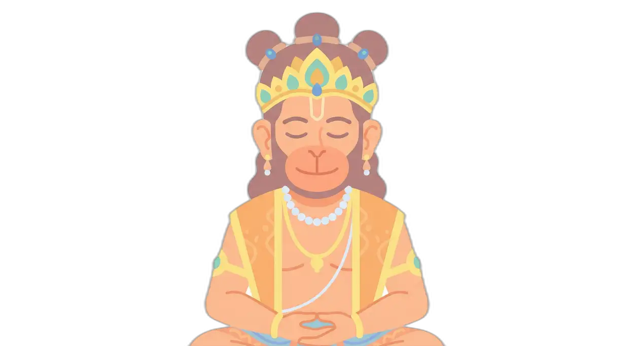 Free Download Hanuman Png Cartoon Style Transparent - High Quality Hanuman Png Transparent PNG