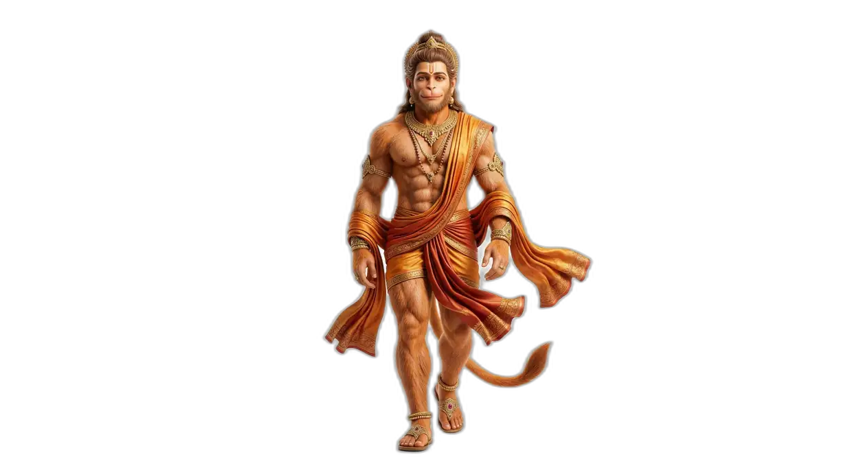 Free Download Hanuman Png Full Body Transparent Image 2 - High Quality Hanuman Png Transparent PNG