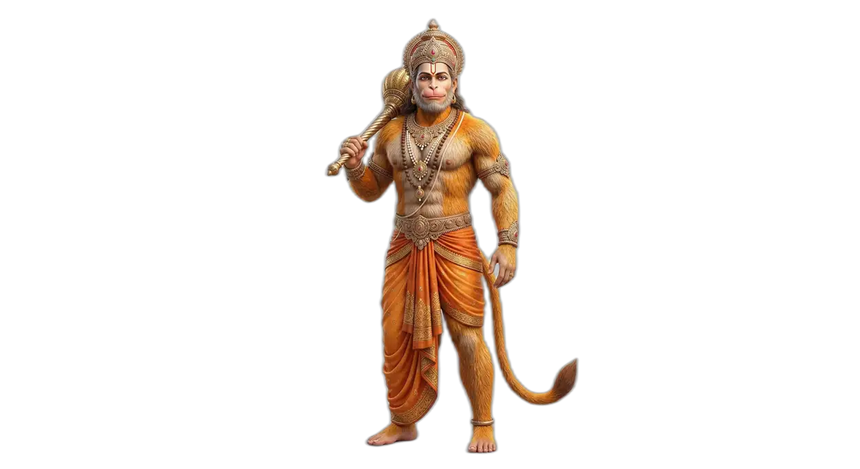 Free Download Hanuman Png Transparent For Reels Editing - High Quality Hanuman Png Transparent PNG