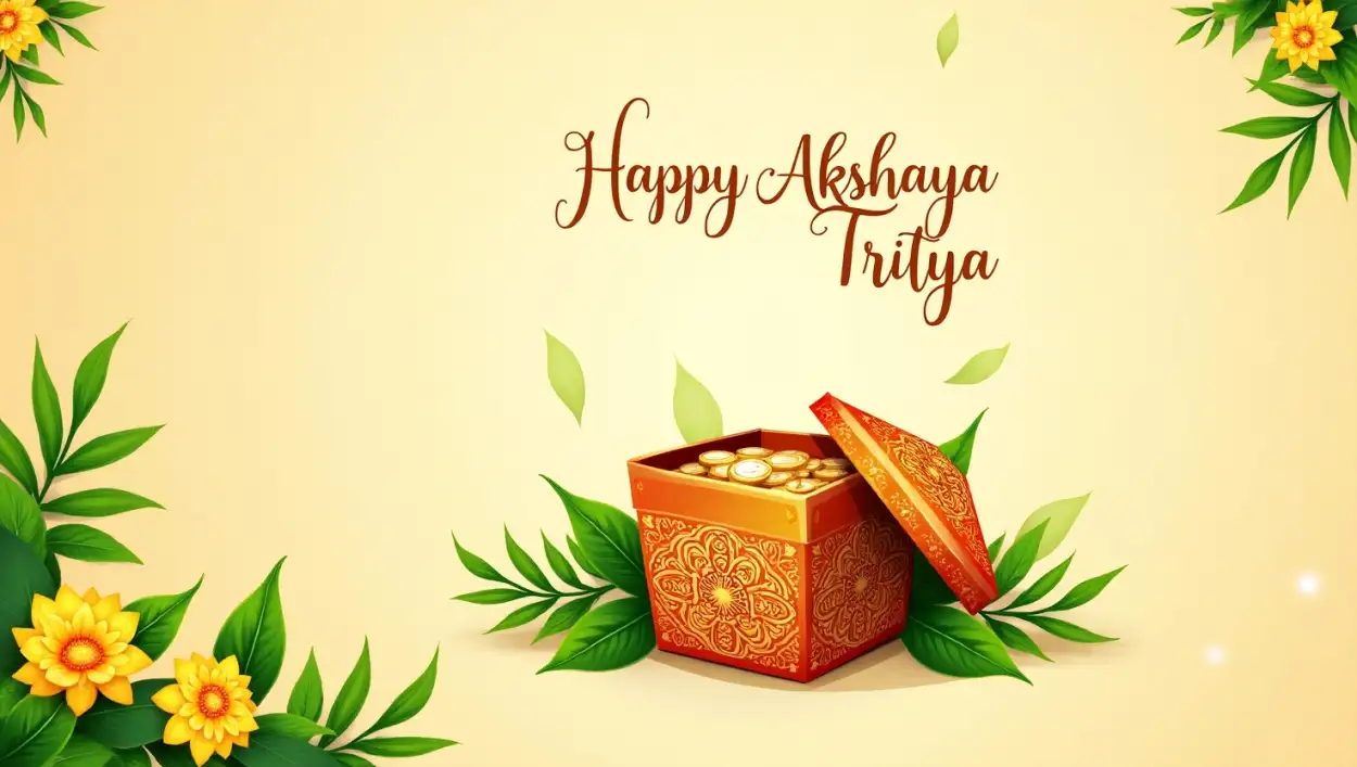 Free Download Happy Akshaya Tritiya 2025 Wishes In Hindi - High Quality Happy Akshaya Tritiya 2025 Background