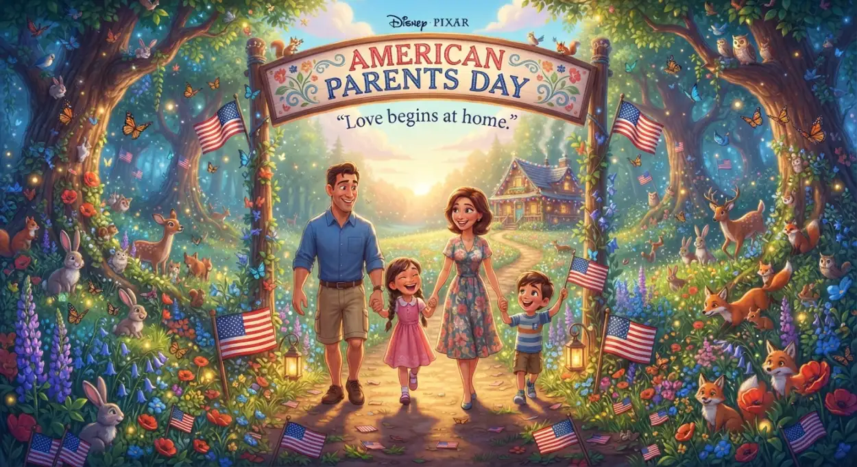 Free Download Happy American Parents Day 2026 - High Quality American Parents Day 2026 Image