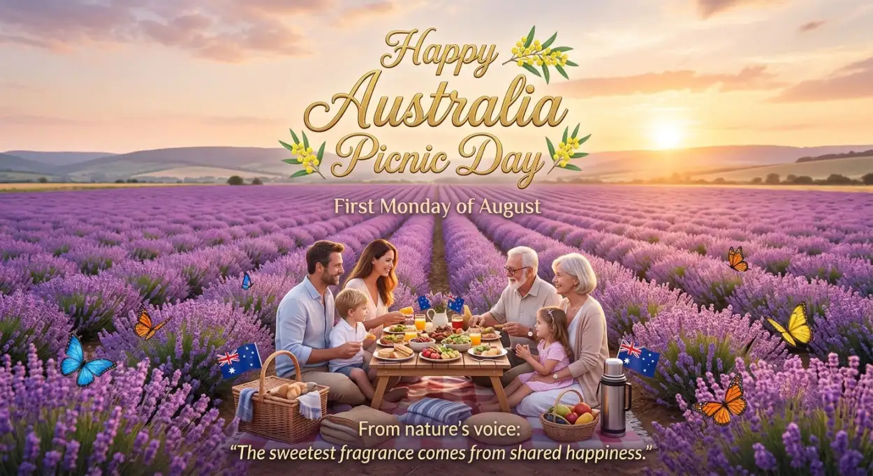 Free Download Happy Australia Picnic Day 2026 Wishes - High Quality Australia Picnic Day 2026 Image
