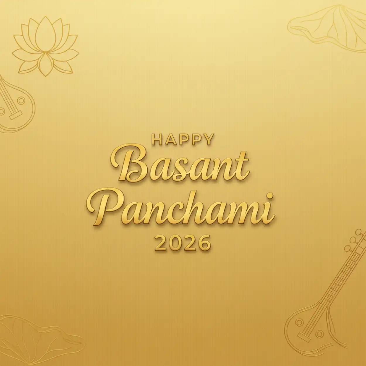 happy basant panchami 2026 digital artwork