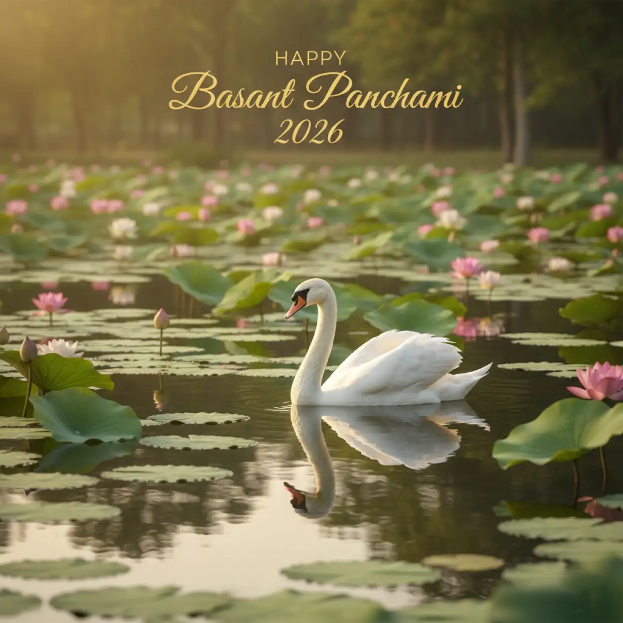 happy basant panchami 2026 divine background